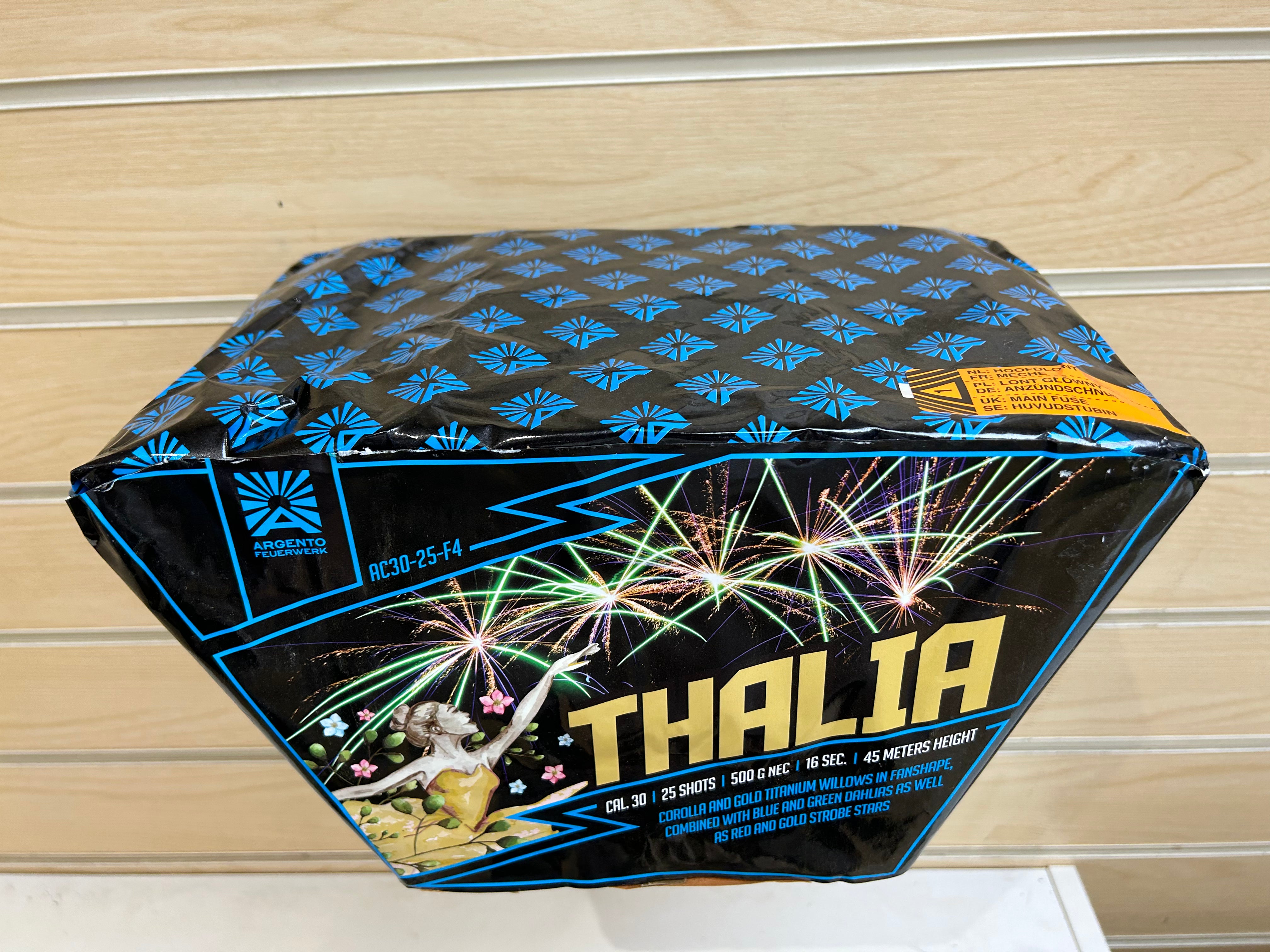 THALIA , 25 Shot Fan Firework , WOW THIS IS THE NUTS !!!!