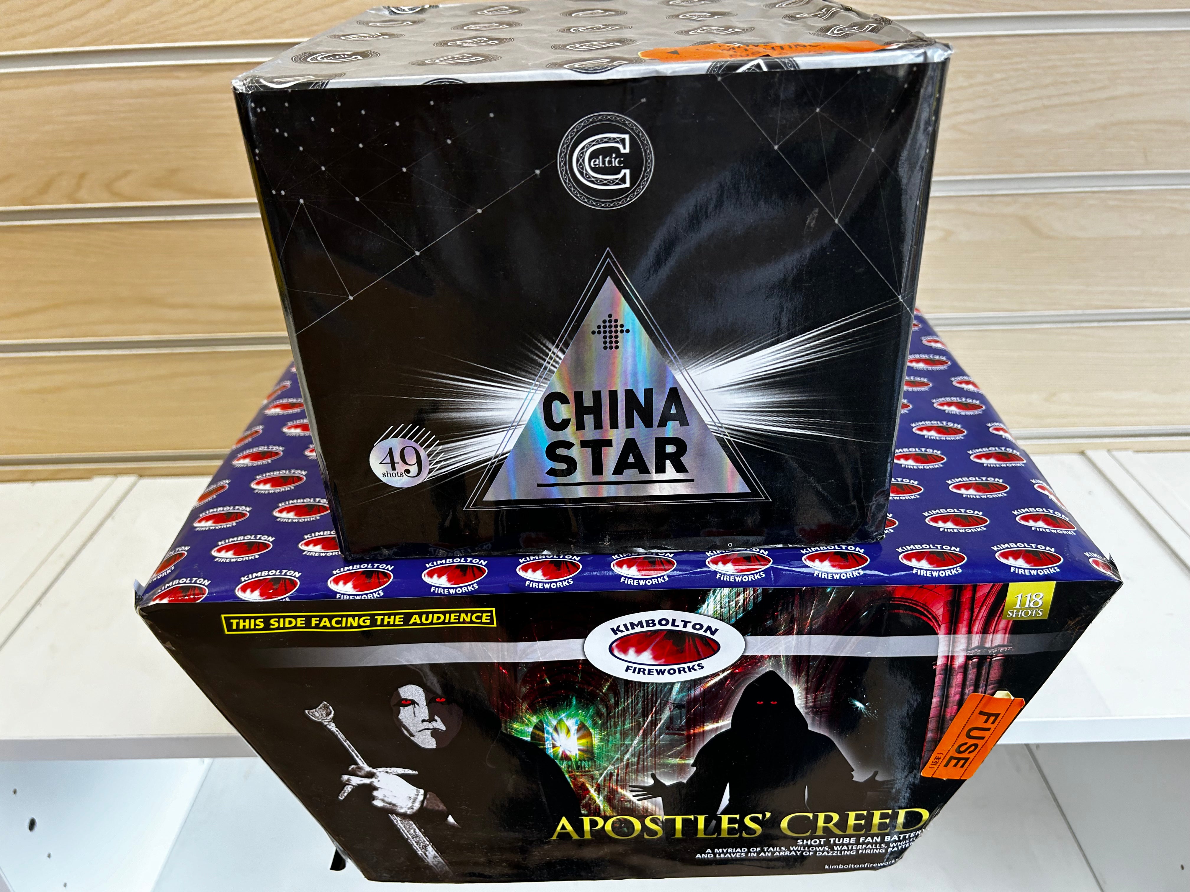 Apostles Creed , FREE £79.99 CHINA STAR FIREWORK WITH THIS , LIMITED STOCK , OMG !!!!