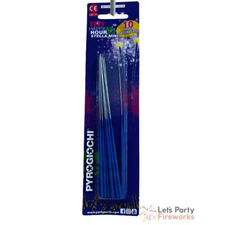 Blue Sparklers Pack of 10 Sparklers