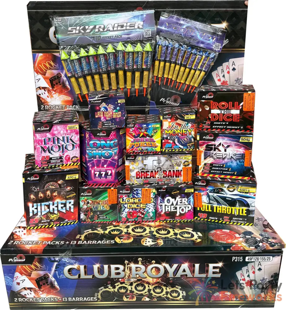 Club Royale Barrage Pack By Primed Pyrotechnics