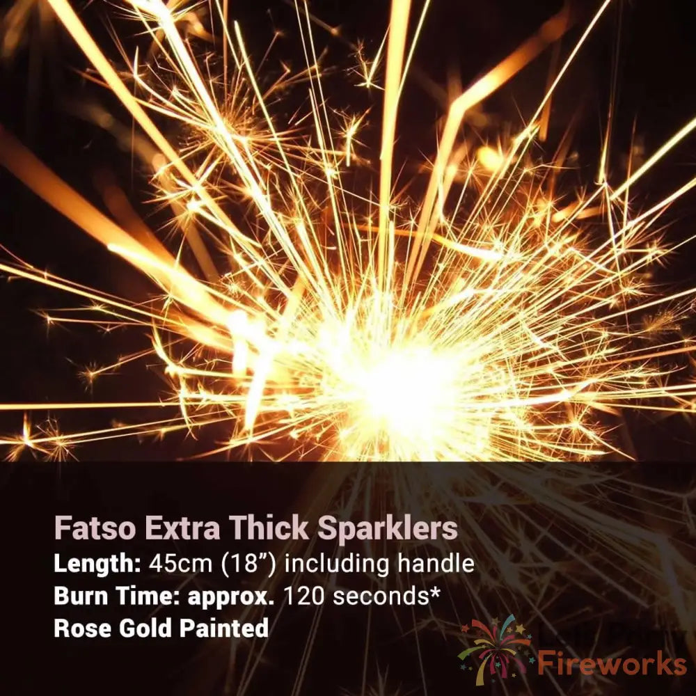 Fatso Sparklers Extra Thick Sparklers