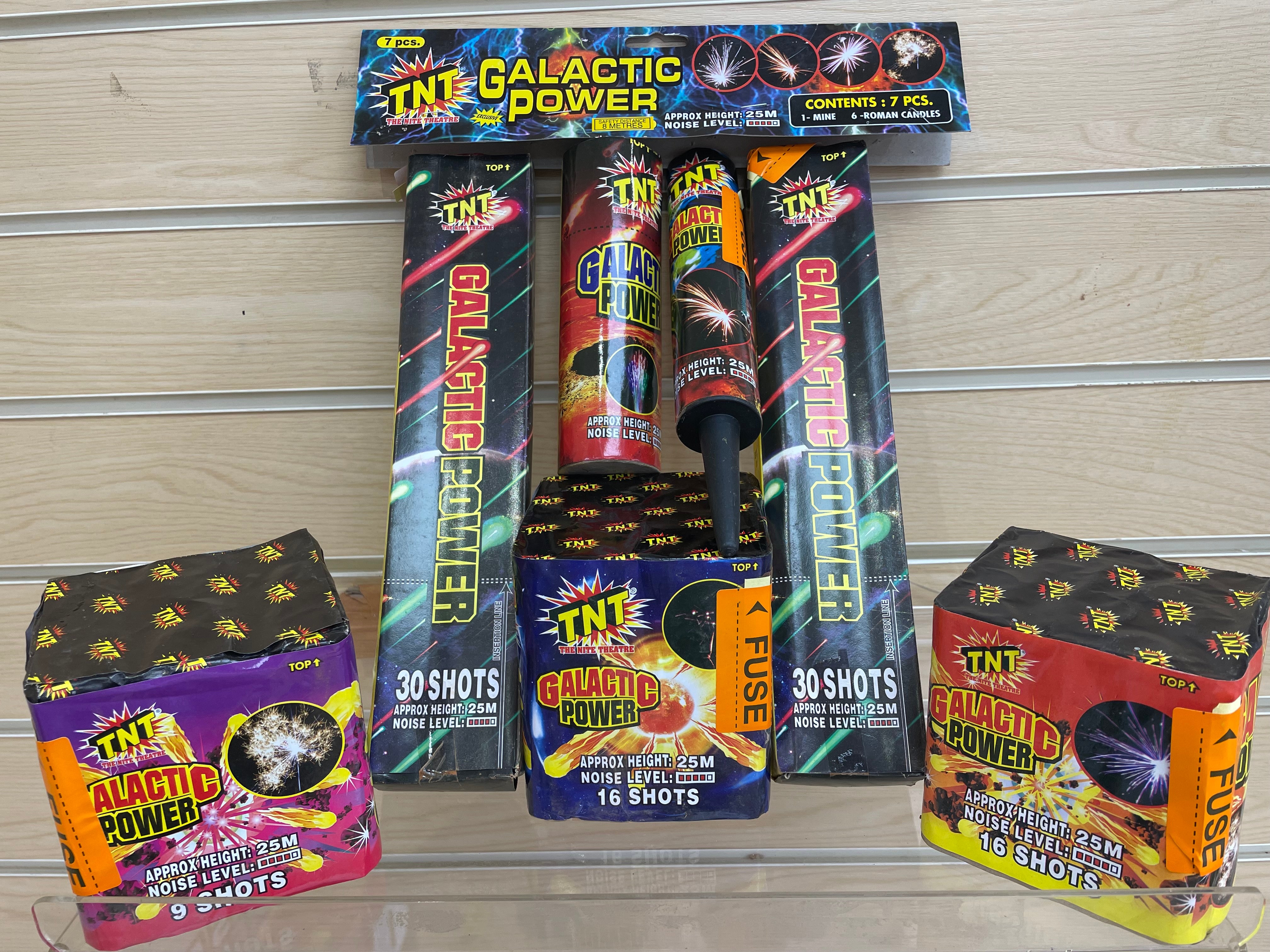 Galactic Power , ( A Great set of Barrages and Roman Candles)