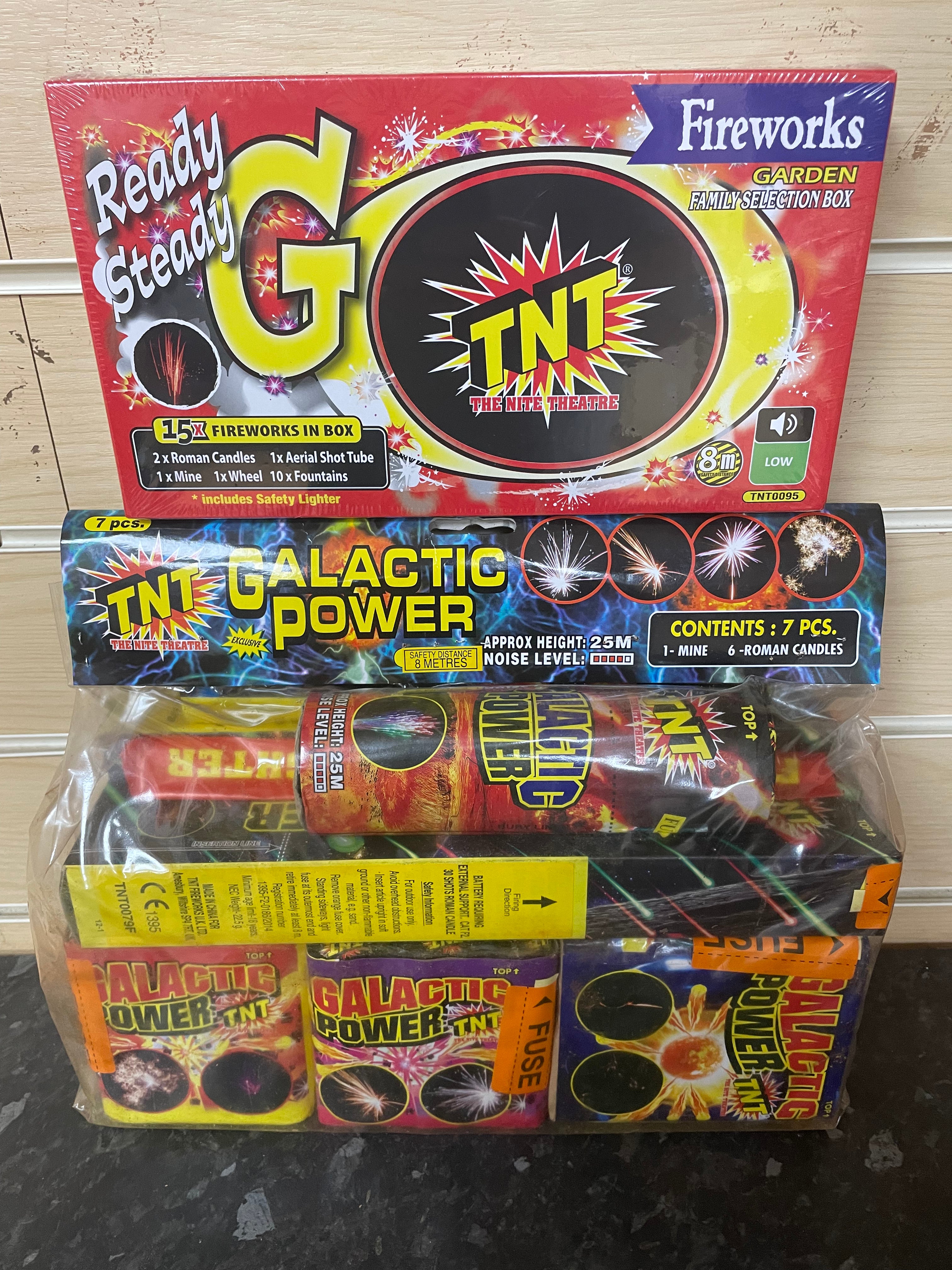 Galactic Power , ( A Great set of Barrages and Roman Candles)