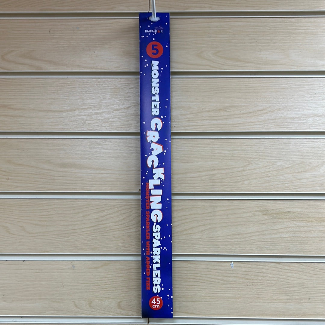 Monster Crackling Sparkler 45cm Long