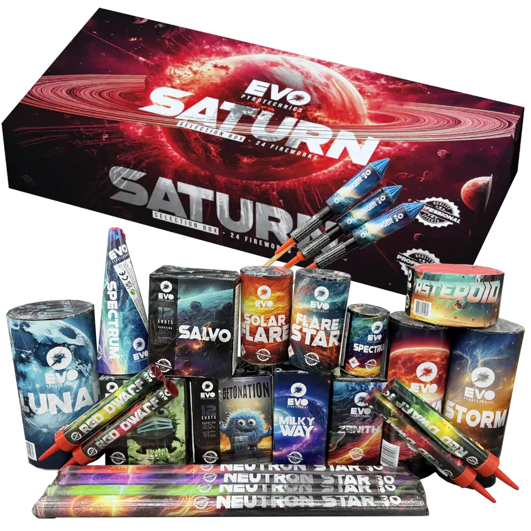Saturn Selection Box By Evolution Fireworks