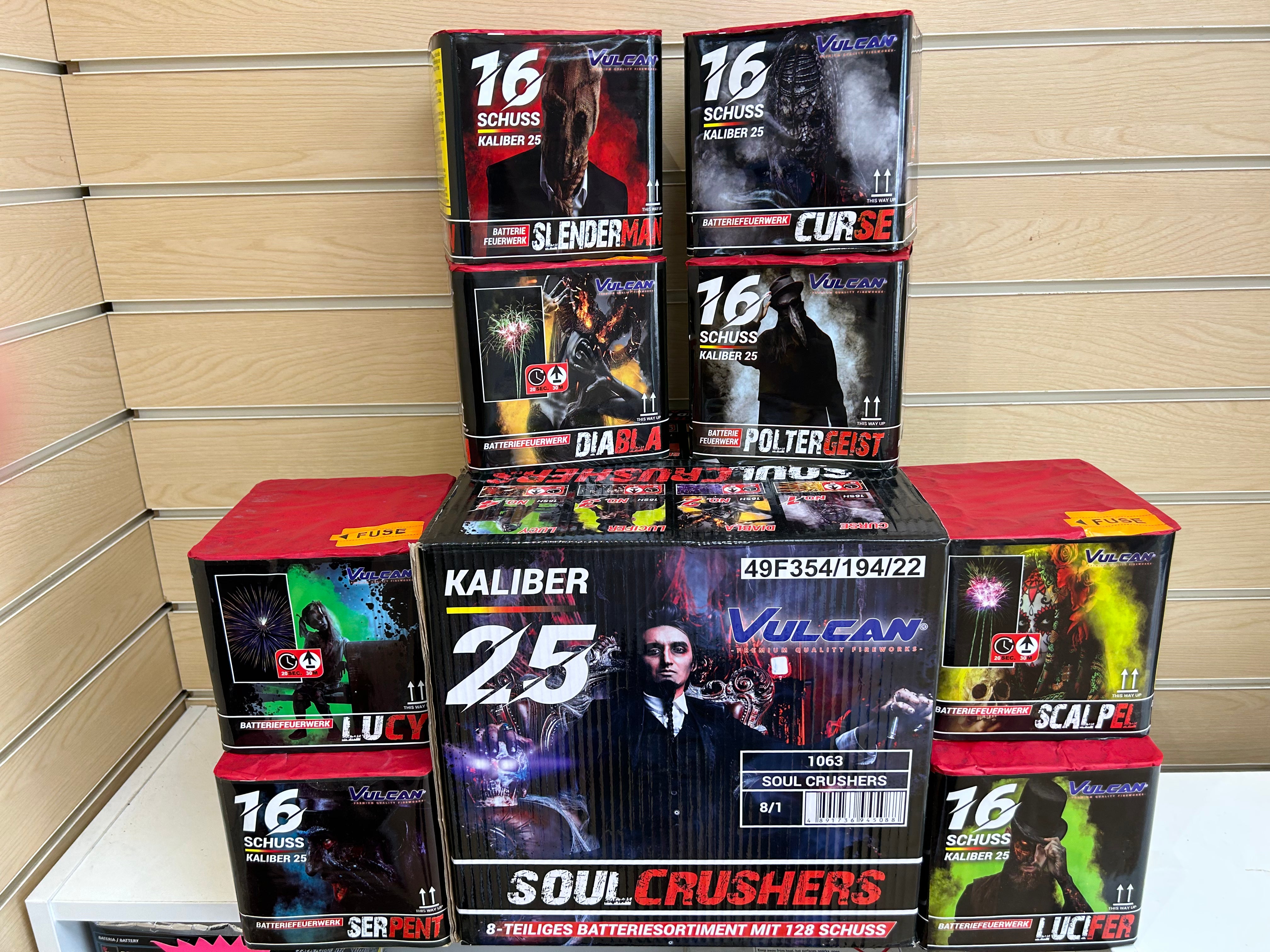 Soul Crushers 8 x 16 Shot Barrages ( WOW What a Massive set of big boy barrages)
