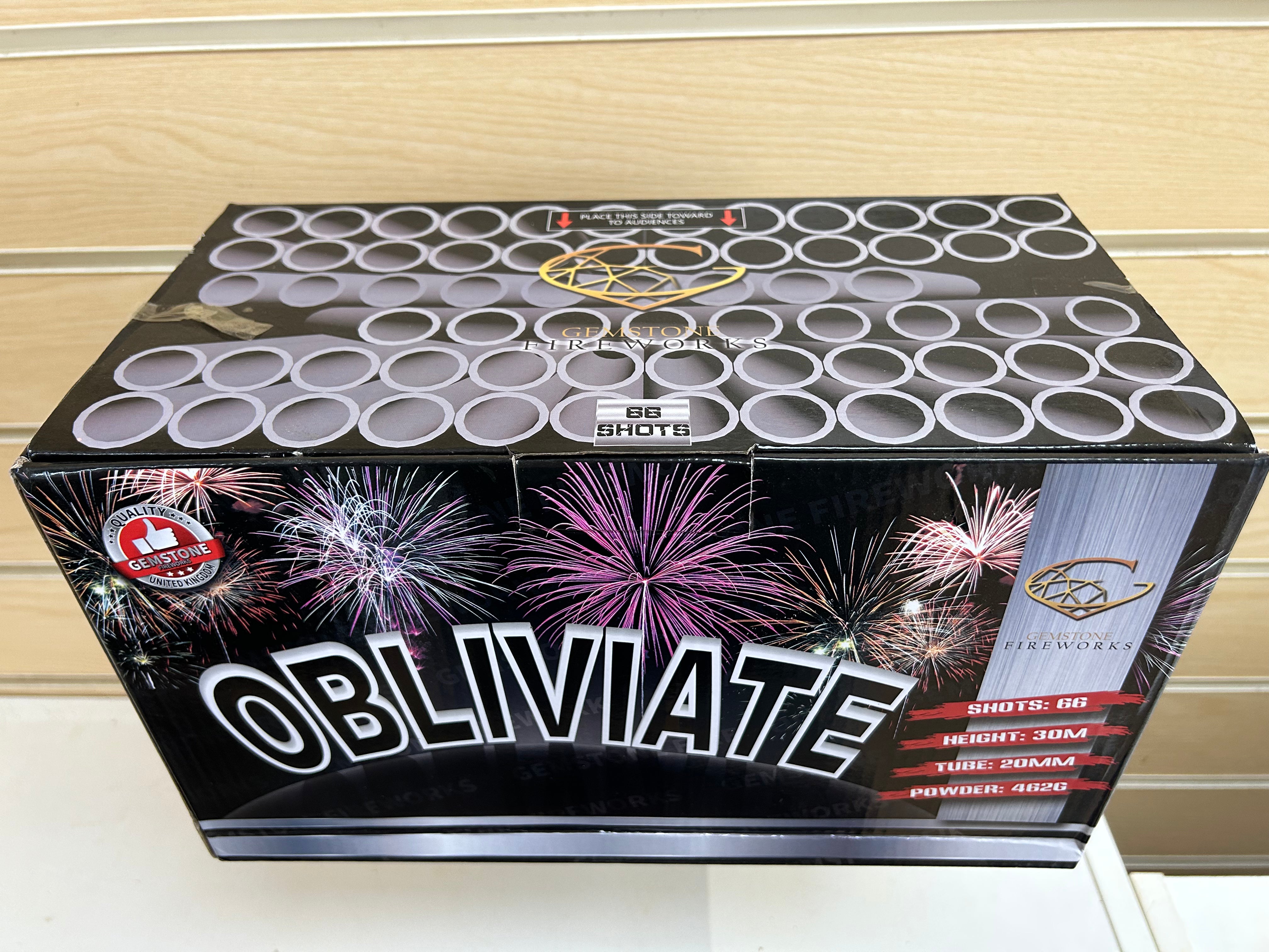 Obliviate , FREE £39.99 VORTEX FIREWORK WHEN YOU BUY OBLIVATE , LIMITED STOCKS , WOW !!