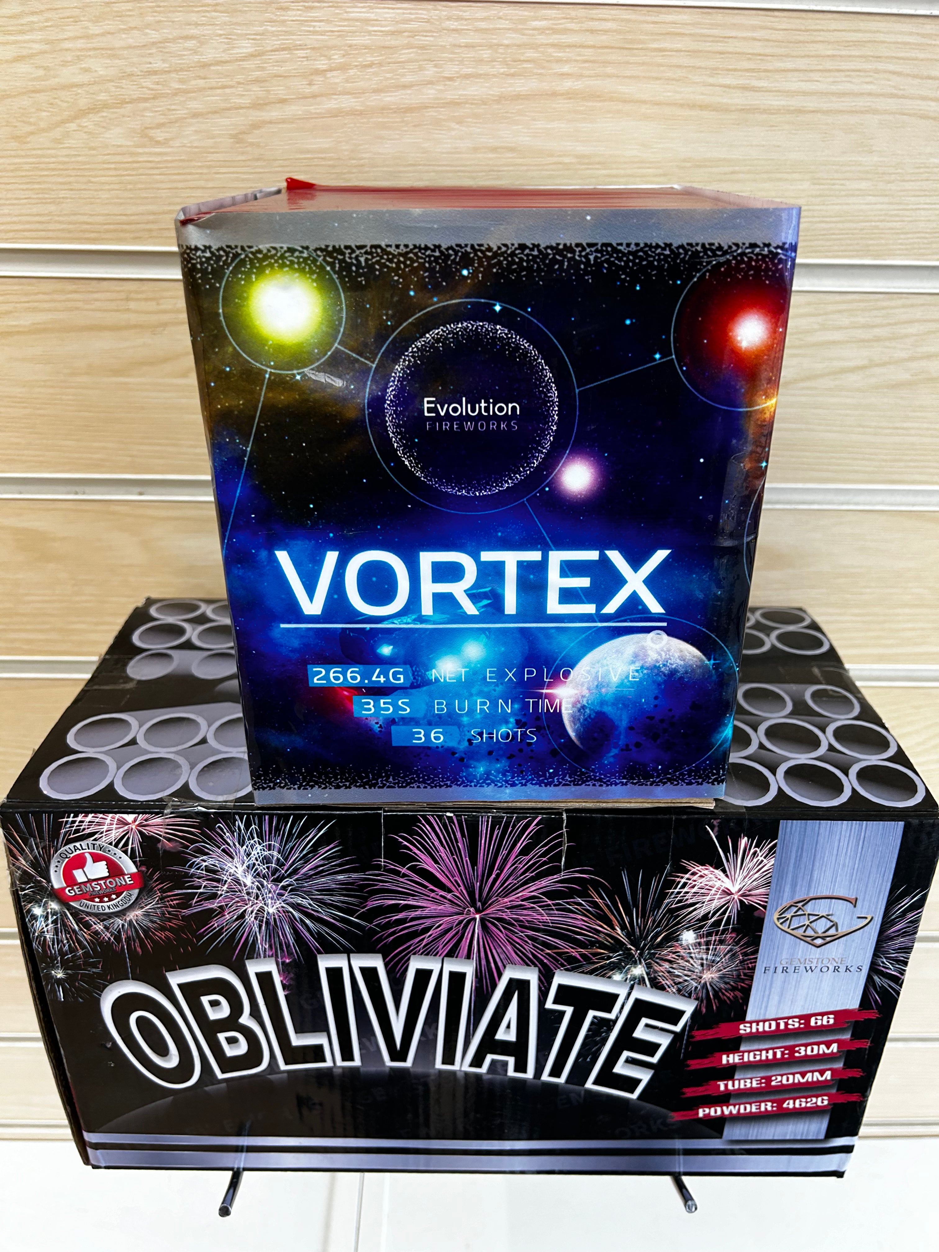 Obliviate , FREE £39.99 VORTEX FIREWORK WHEN YOU BUY OBLIVATE , LIMITED STOCKS , WOW !!