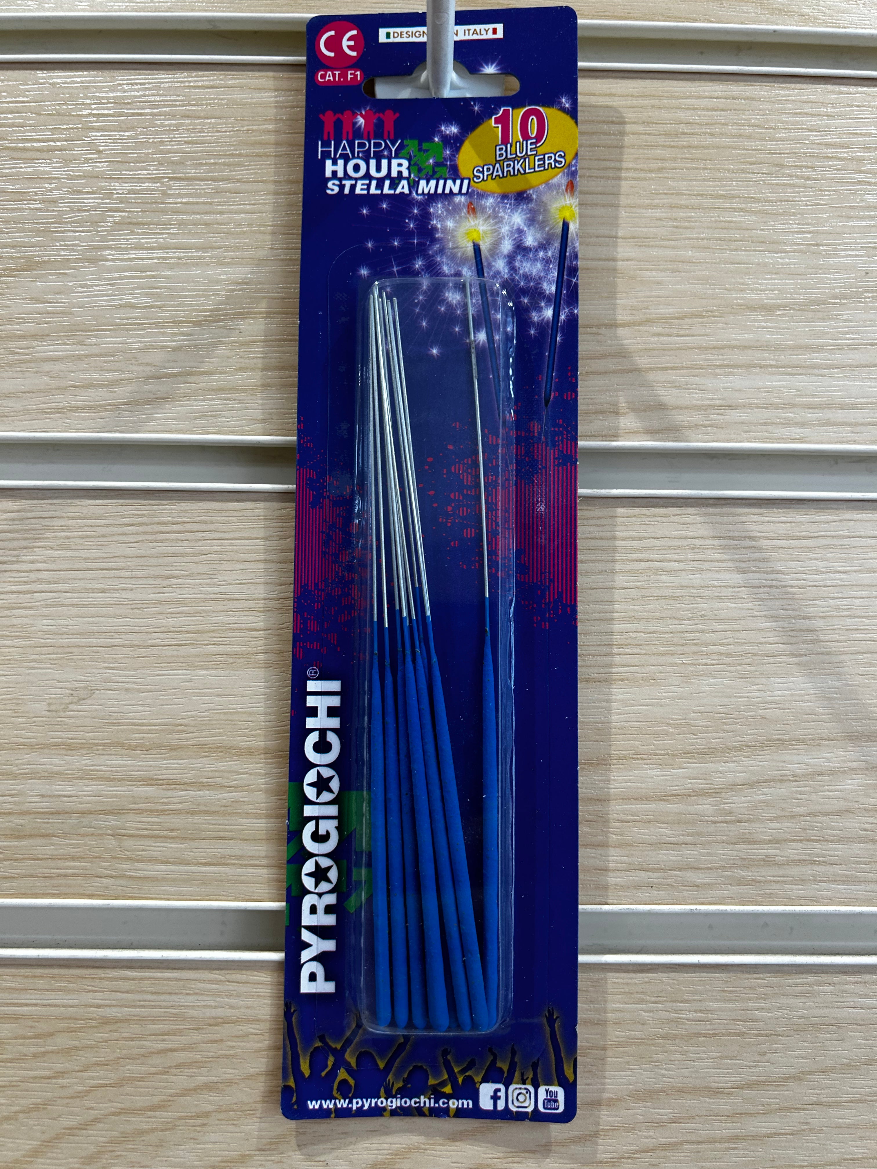 Blue Sparklers Pack of 10