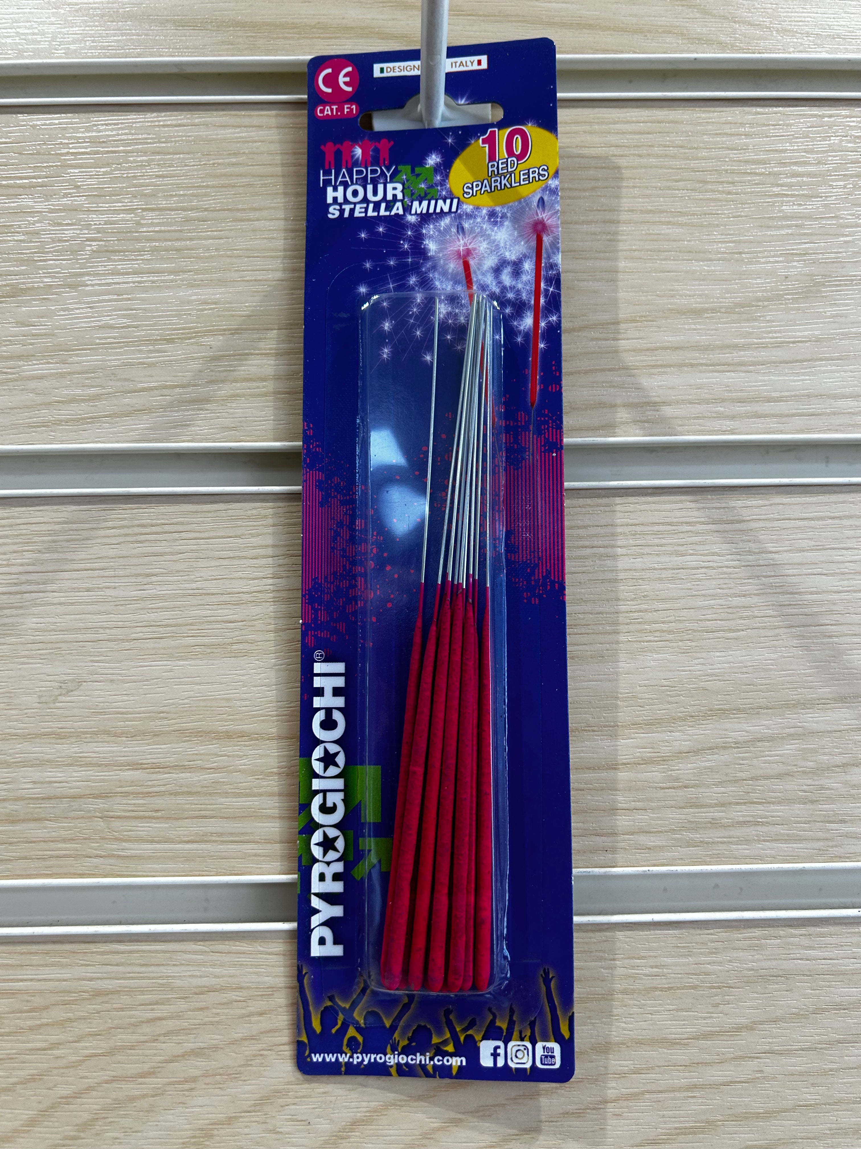 Red Sparklers Pack of 10