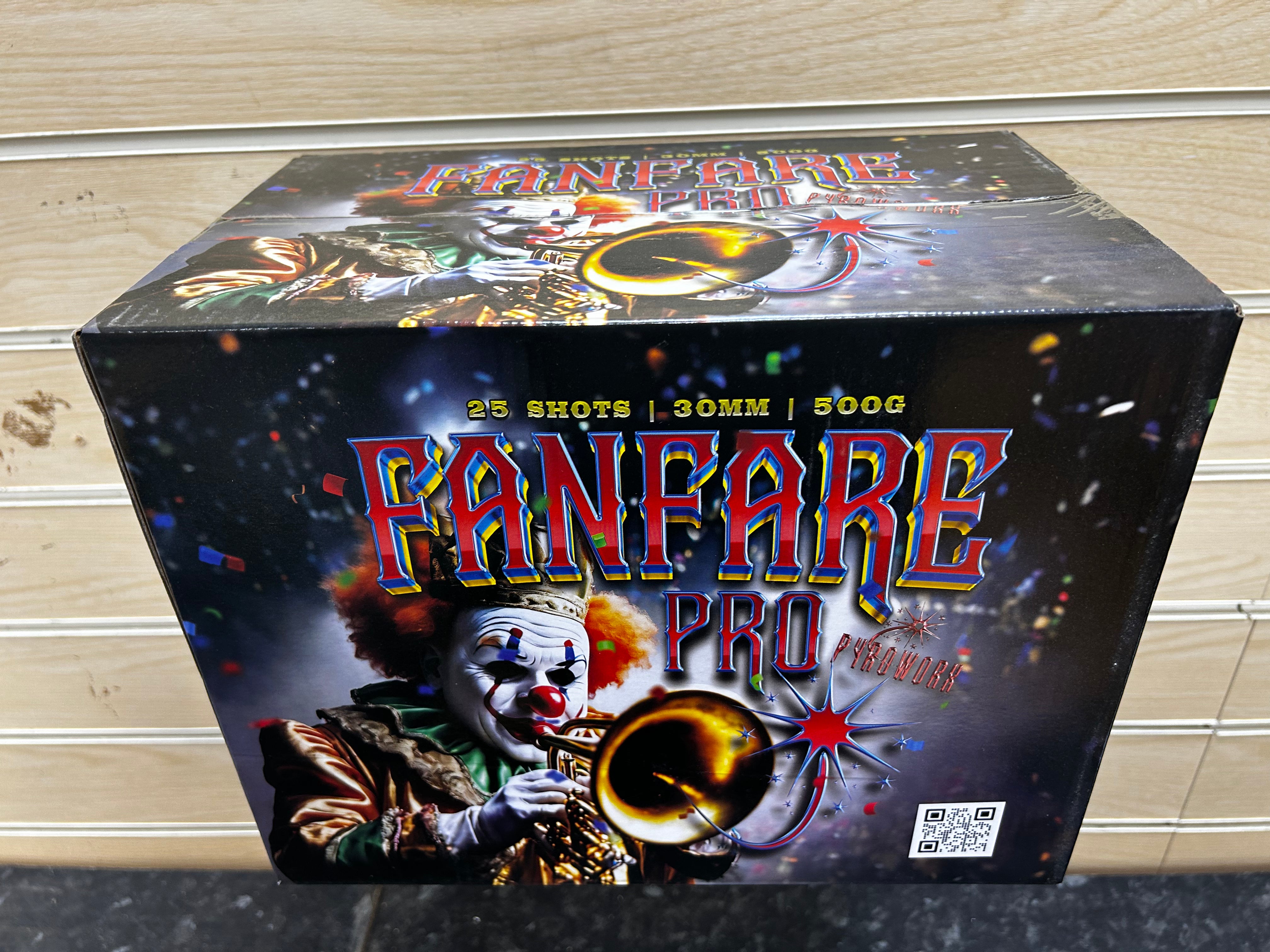 Fanfare Pro , Massive 25 Shot Fan Pro Barrage