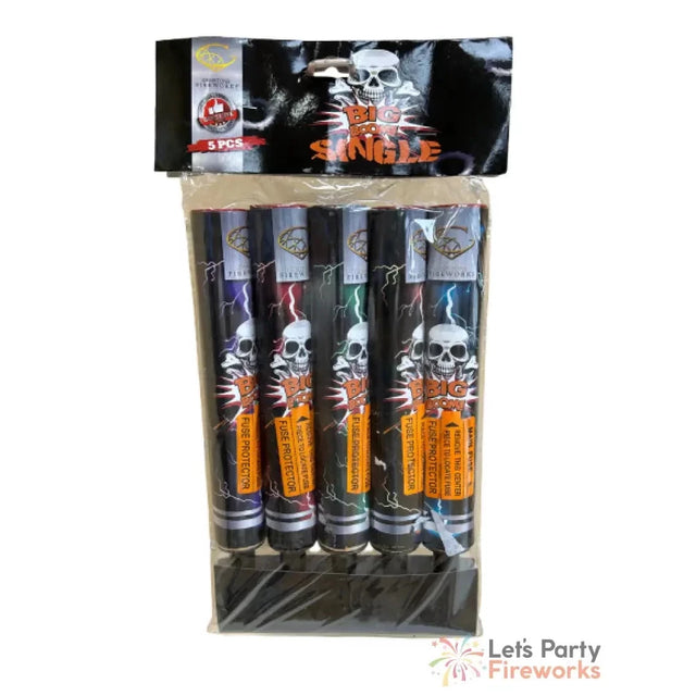 Big Boom Roman Candles Pack of 5 Roman Candles