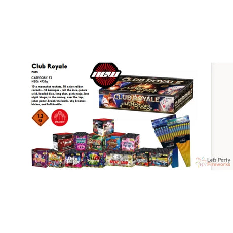 Club Royale Barrage Pack By Primed Pyrotechnics