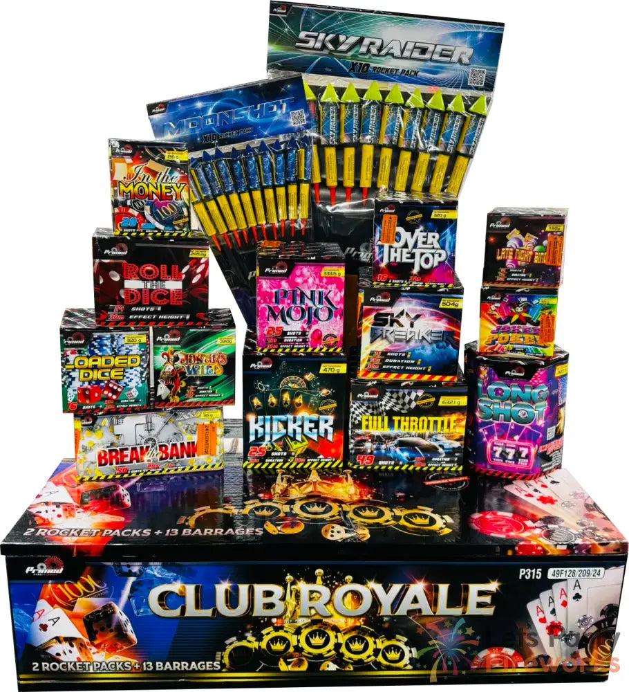 Club Royale Barrage Pack By Primed Pyrotechnics