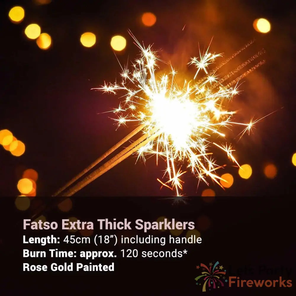 Fatso Sparklers Extra Thick Sparklers