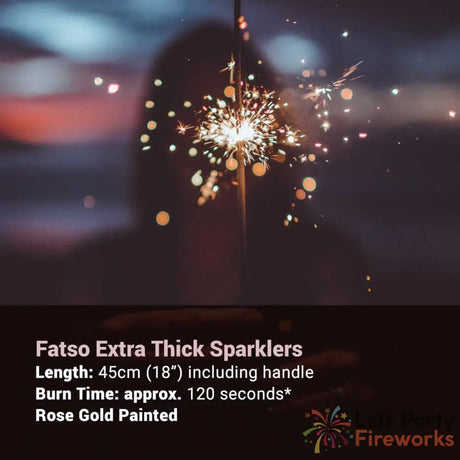 Fatso Sparklers Extra Thick Sparklers
