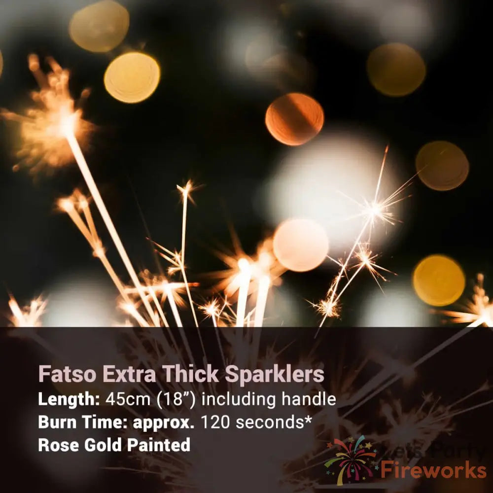 Fatso Sparklers Extra Thick Sparklers