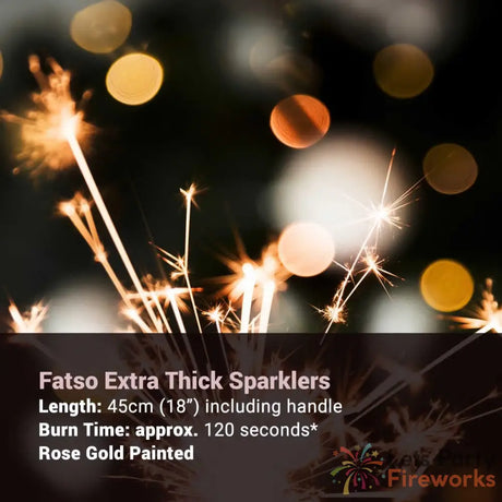 Fatso Sparklers Extra Thick Sparklers