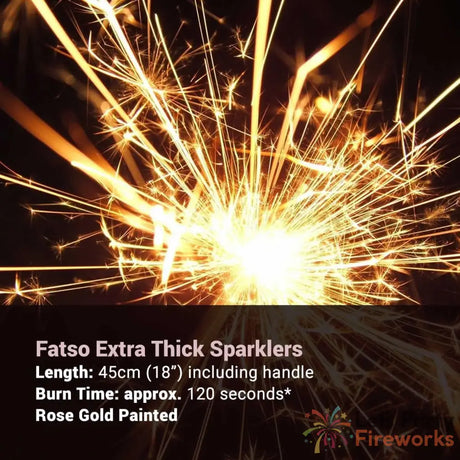 Fatso Sparklers Extra Thick Sparklers