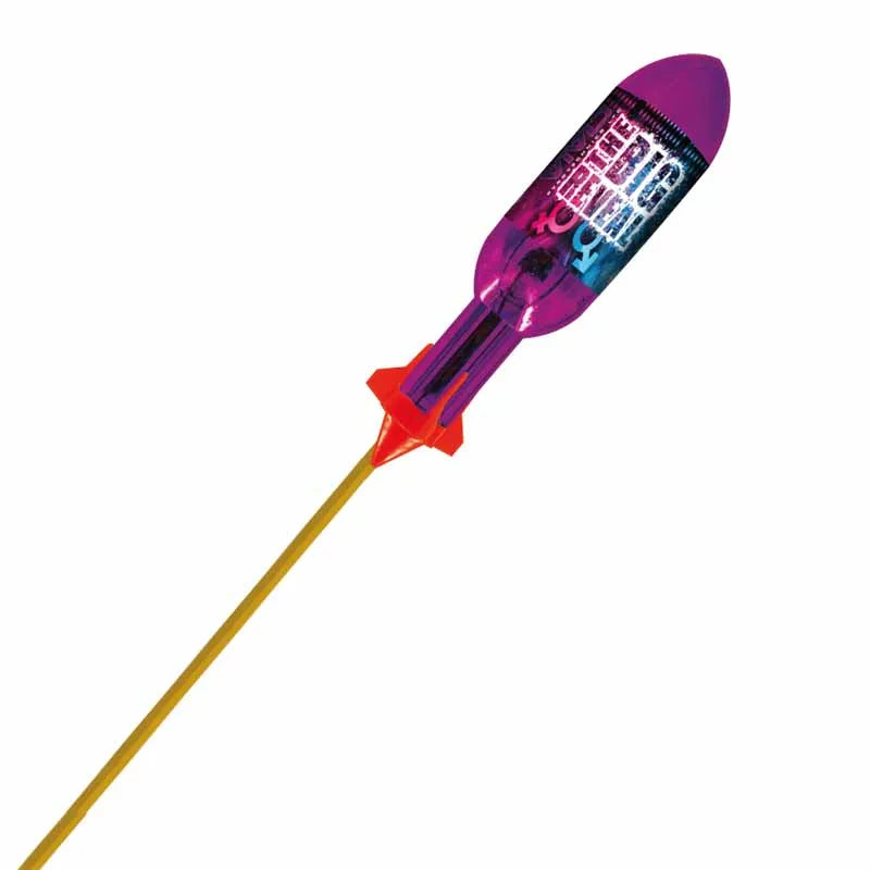 Blue Smiley Face Rocket  x 1 Gender Reveal ( PICK UP FROM STORE ONLY, CALL STORE )