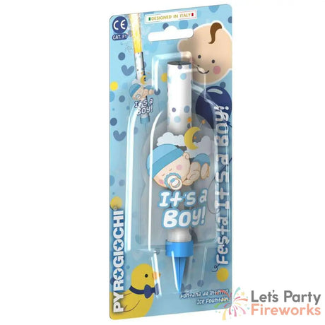 It's a Boy - Ice Fountain by Pyrogiochi