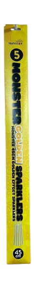 Monster Gold Sparklers 45 cm Long
