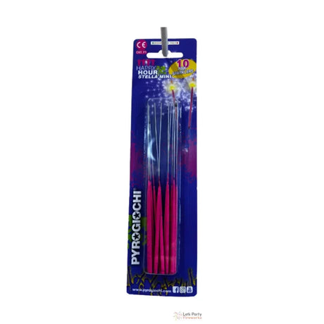 Pink Sparklers Pack of 10 Sparklers