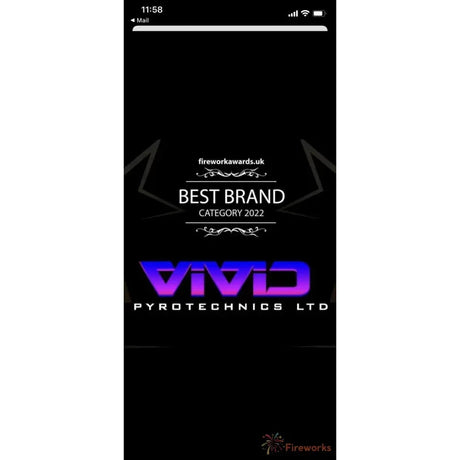 PRO FX VIVID FIREWORK (VIV36I 002) Straight Firing Barrages & Cakes