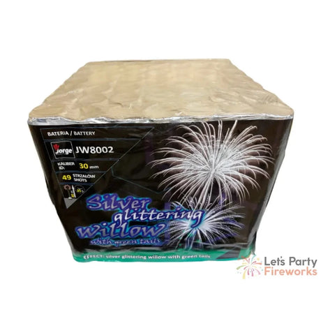 Silver Glittering Willow Barrages & Cakes