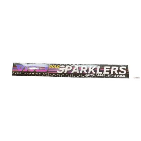 Gold sparklers