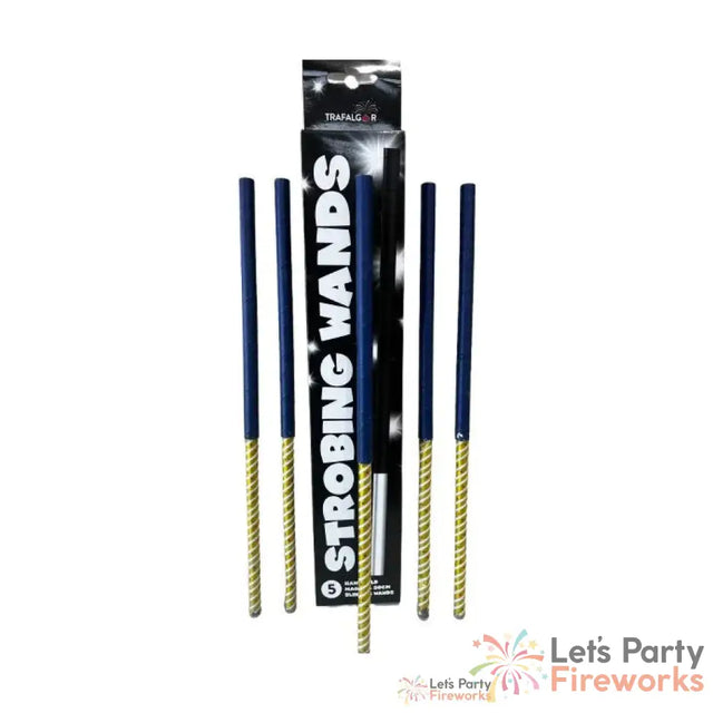 Strobing Wands (LOW NOISE Pack of 5) Sparklers