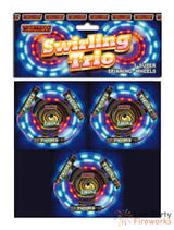 Swirling Trio Wheels Catherine Wheel