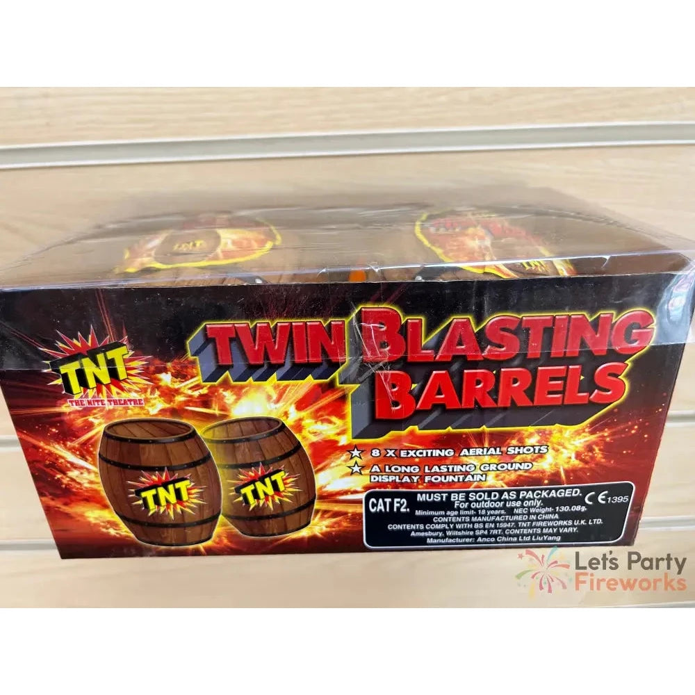 Twin Blasting Barrels Barrages & Cakes